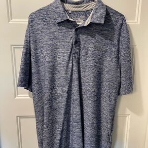 Under Armour Men's Heathered Navy Polo